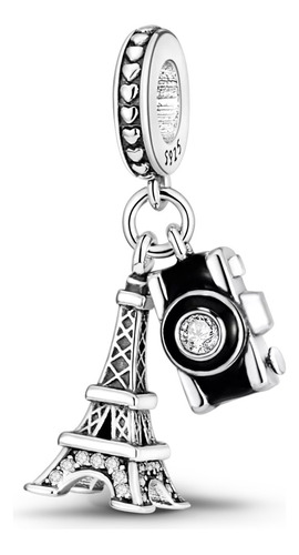 Charms Dije Colgante Eifel Plata 925 Pulseras Codch24p