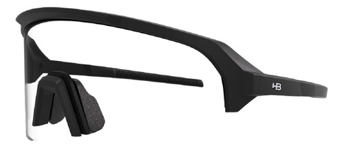 Oculos De Sol Hb Edge Matte Black Gray Lente Fotocromática