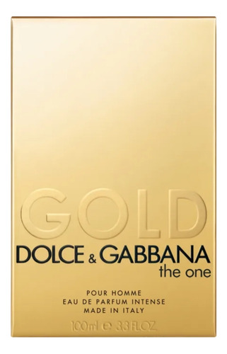 Dolce Gabbana The One para hombre Gold Intense EDP 100 ml