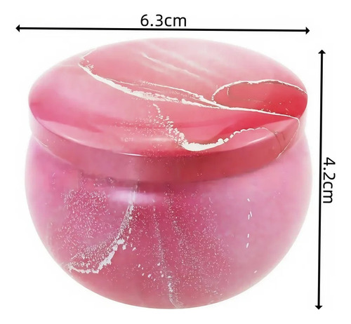 24 Tarros De Velas Redondos De Metal De 60 Ml Con Tapas