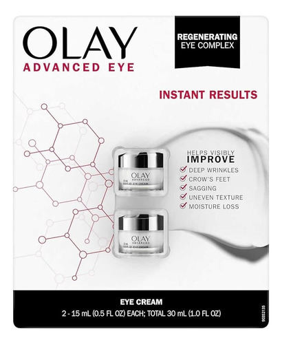 Olay Advanced Eye Cream, 0.5 Oz (paquete De 2) (1.0oz)