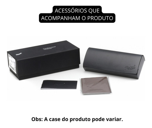 Óculos De Sol Persol Preto Retangular 0po3272s 95/48 53