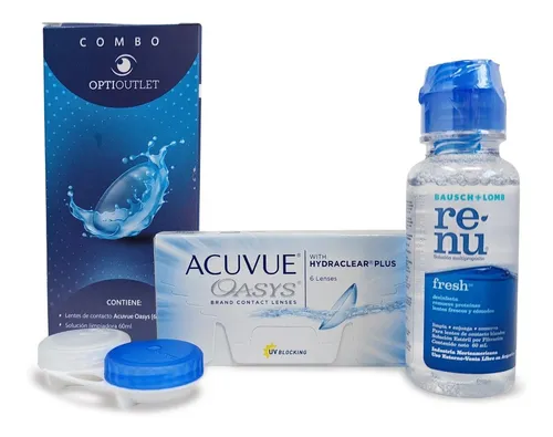Lentes De Contacto Acuvue Oasys 6 Pzas Mensual Env o gratis