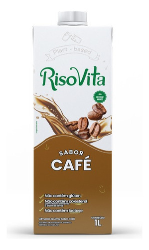 Leite De Arroz Risovita Sabor Café 1l