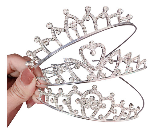 Corona Cintillo Tocado Tiara Para Cabello Princesa
