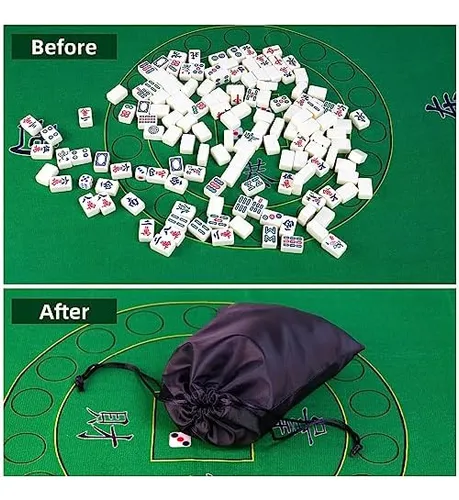 Sacpero Juego De Mahjong Chino Juego De Mahjong Portátil De
