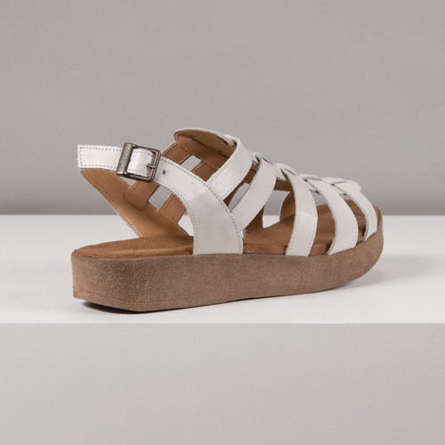 Imagen 4 de 7 de Sandalias Mujer Cuero Confort Moda Verano Citadina Panama