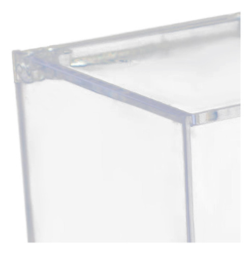 2 Paquete De 2-4 Cajas Transparentes Acrílicas Con 2 Piezas