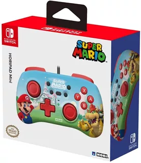 Control Alambrico Hori Mini Super Mario Nintendo Switch