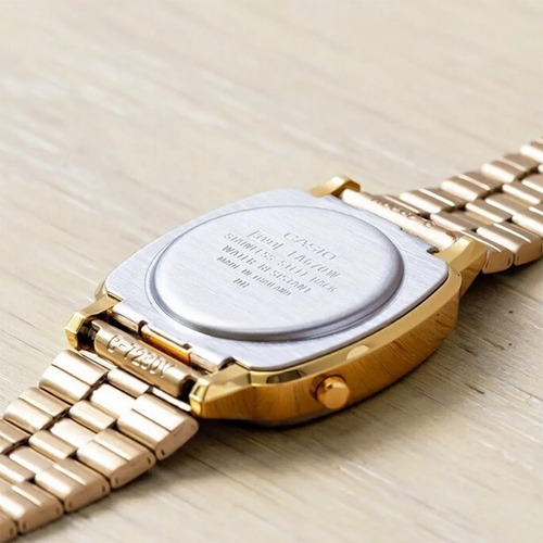 Imagen 2 de 4 de Reloj Casio La670wga Dorado Digital Retro La670w - Original
