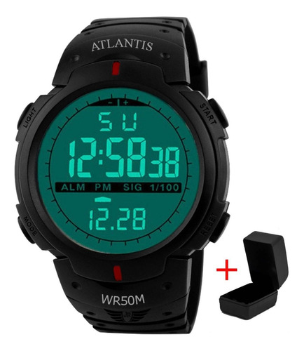 Relógio Digital Atlantis Shock Prova D´água + Frete Grátis !