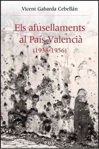 Els Afusellaments Al País Valencià (1938-1956), De Vicent Gabarda Cebellán. Editorial Publicacions De La Universitat De València, Tapa Blanda, Edición 1 En Español, 2007