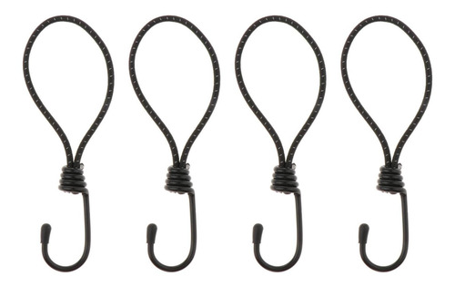 4 Unids/pack Bungee Gancho Corbata-lona Elástica Correas De