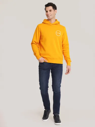 Polerón Hoodie Con Logo Chest Naranjo Tommy Hilfiger