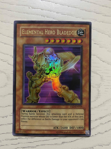 Carta Yu-gi-oh! Elemental Hero Bladedge (ultra Rare) (Usado)