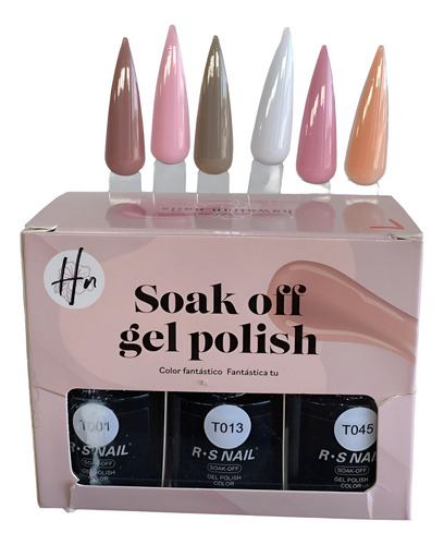 12 Gamas Esmalte En Gel Rs Nails 72 Colores Unicos