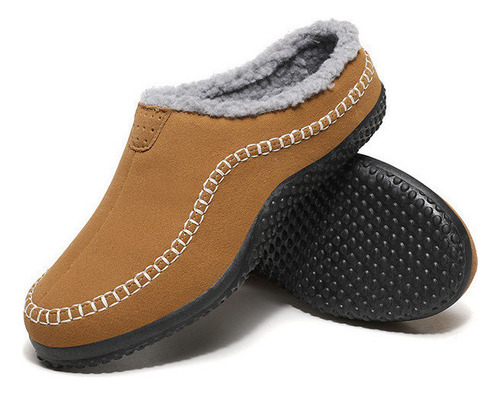 Zapatillas De Estar Por Casa De Algodón Para Hombre