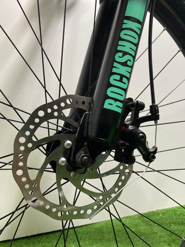 Imagen 8 de 10 de Bicicleta Aluminio Turquesa Mtb Aro 27,5 Pegaso Bikes