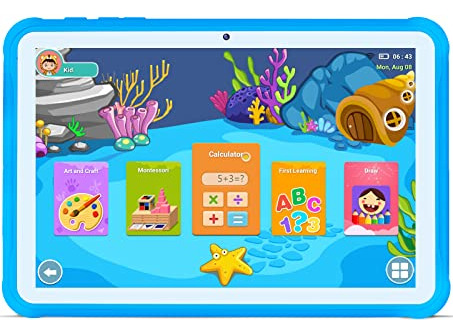 Tableta Para Niños De 10 Pulgadas, Cuádruple Núcleo Android