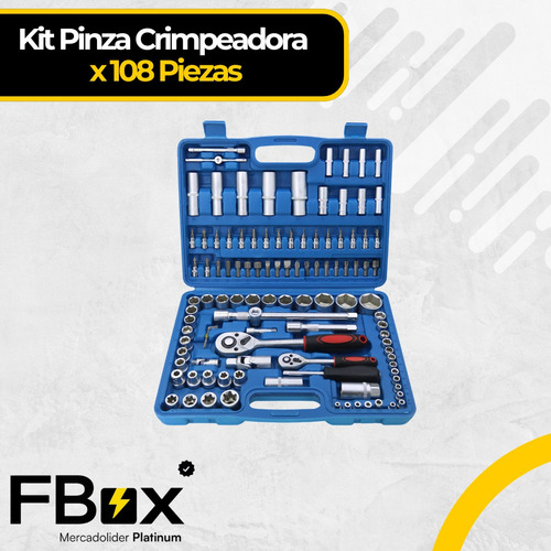 Kit Herramientas Set Caja Profesional 108 Piezas Alta Calida