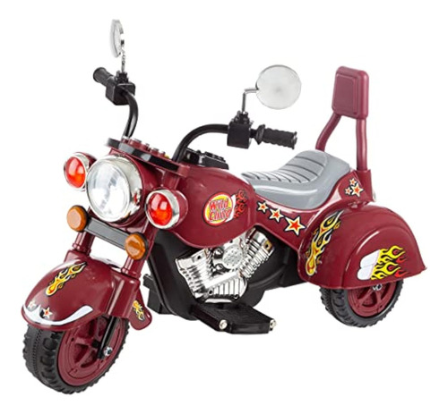 Motocicleta Chopper De 3 Ruedas Para Niños,