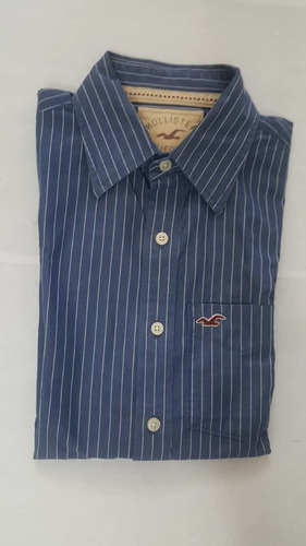 Camisa Hollister Juvenil Manga Larga Cod-10-00017