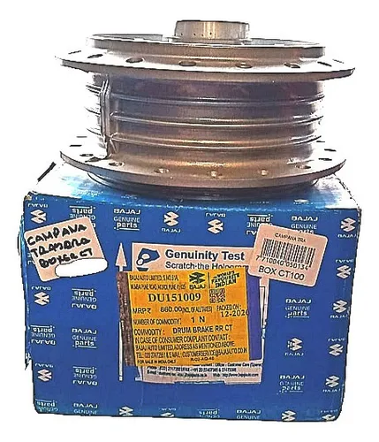 Campana Trasera Boxer Ct 100 Orignal Bajaj
