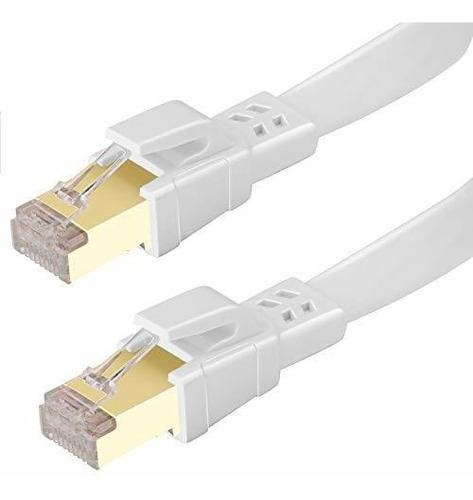 Cable Ethernet Cat 8, Cable Lan De Red Plana De 15 Pies Blin