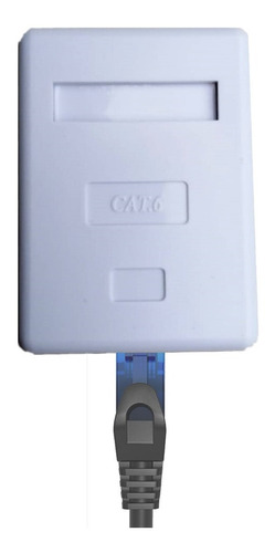 Conector Hembra Rj45 Cat6 Caja De Pared