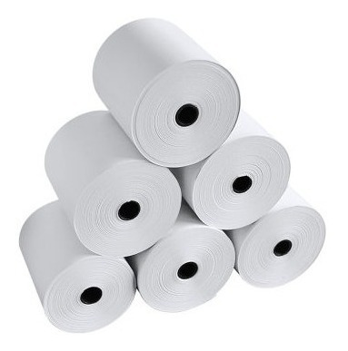 Rollo De Papel Bond 57x55 Mm (10 Rollos)