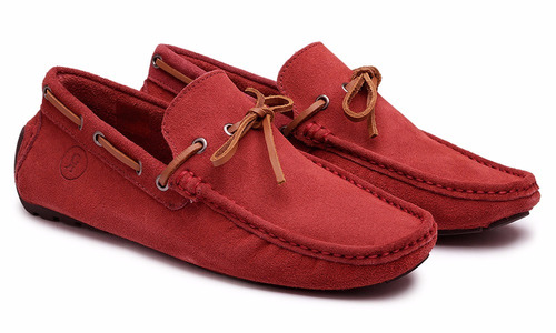 Imagem 1 de 4 de Mocassim Masculino Drive Dockside Couro Nobre Frete Gratis