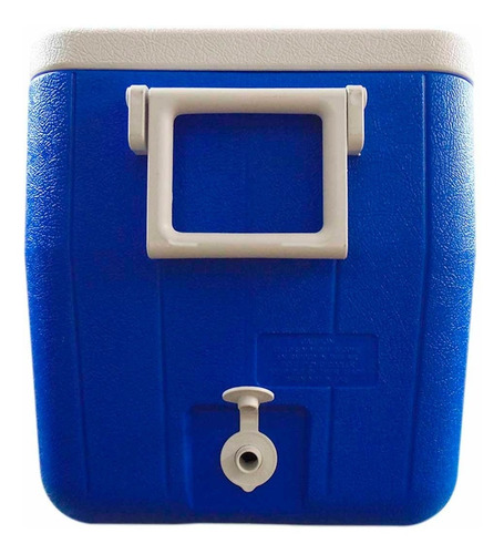 Imagen 4 de 10 de Hielera 48 Qt O 45 Lit Azul Con Asas Tapa Enfriador Coleman