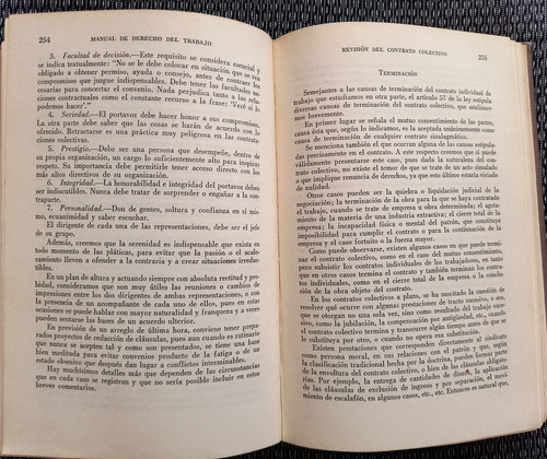 Manual De Derecho Del Trabajo Euquerio 2a Ed 1963 (Usado)
