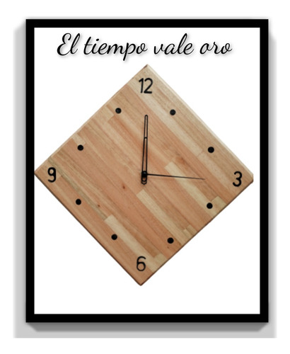 Reloj De Madera, Reloj A Medida, Reloj De Pared