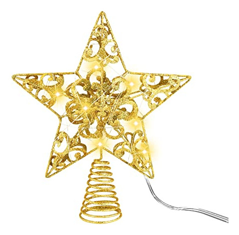 Estrella De Navidad Con Luces Led 10 B09c18gz1b1