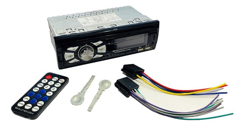 Radio Auto 1 Din Bluetooth Usb Mp3 Microsd Aux Fm 60watts X4