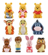 Comprar 10 Bonecos Ursinho Pooh Bonecos Ursinhos Puff - No Brasil