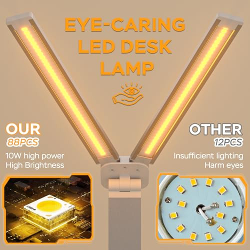 Lámpara De Escritorio Led Lámpara De Mesa Plegable Ajustable
