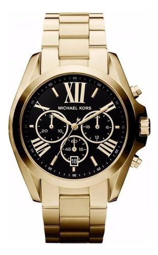 Relógio Michael Kors Feminino Bradshaw Mk5739/4pn Dourado