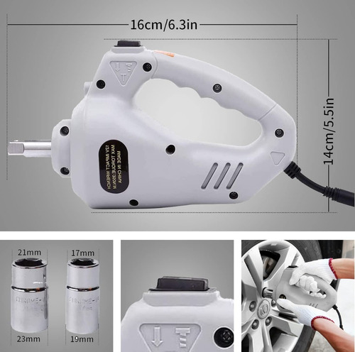 Gato Hidraulico Electrico Con Llave De Impacto Kit