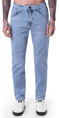 Pantalon Clasico Denim Stretch Hombre Rhilox