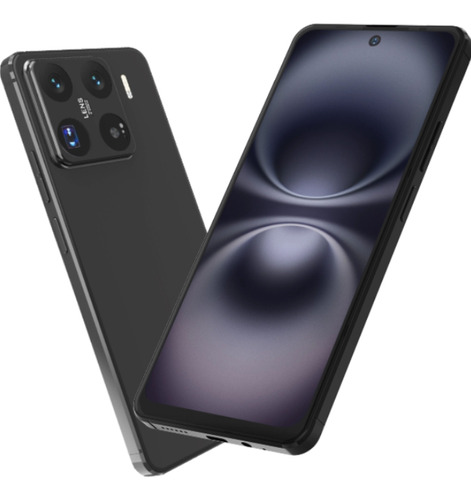 Celular 6.8 Screen Android Xnano 12 Sim Dual 4 Gb Ram 64 Gb Rom Hd + 60 Hz Phone Mobile Camera De 13+5 Mp Black, Big Battery Of 5000 Mah, Motopoco Incluye Adaptador, Color Negro