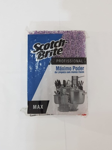 Imagem 2 de 3 de Esponja Scotch-brite Limpeza Pesada Azul Queima De Estoque!