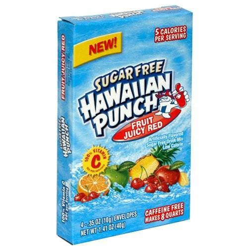 Hawaiian Punch Libre De Azúcar De La Fruta Roja Jugosa Paque