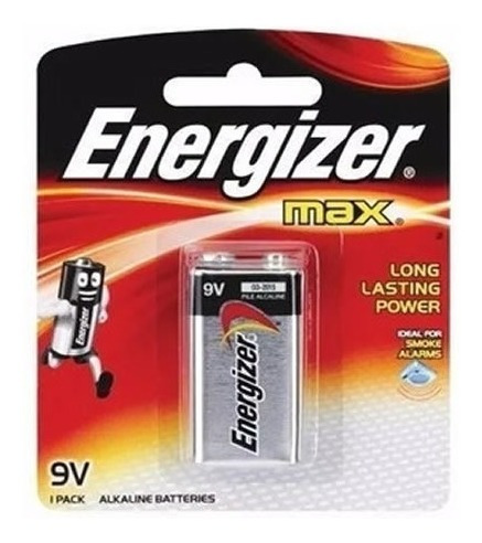 Imagen 3 de 4 de 12 Baterías 9v Energizer Alcalina - Caja Cerrada - Nuevas