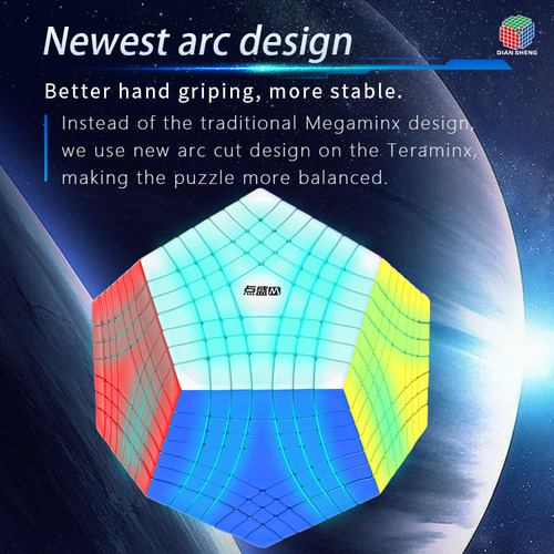 Novo Lançamento De Diansheng Galaxy Megaminx5m Premium Teram
