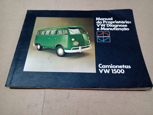 Manual Proprietário Vw Kombi 1974 1975 Original Fábrica -