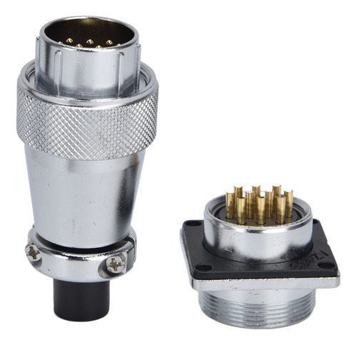Conector De Soquete Fêmea 500v Ws24 Aviation À Prova D'água