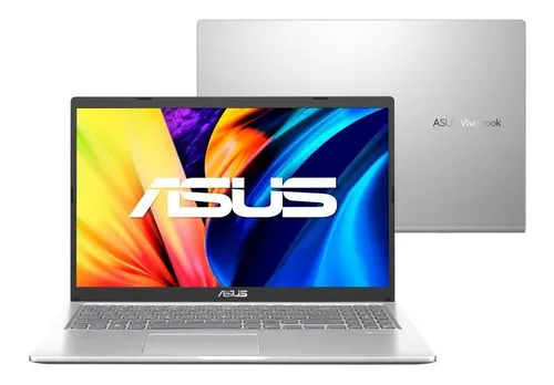 comprar Notebook Asus Vivobook 15 Core I3 4gb 256ssd W11 15,6 Prata Cor Prateado