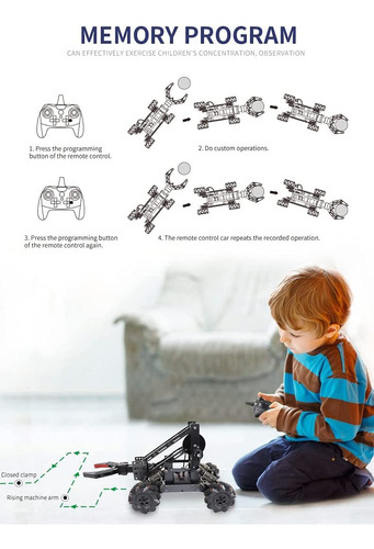 Brazo Robótico Inteligente Vanlinny De Science Kit Con Coche